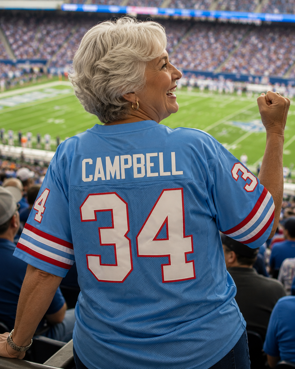 Blue Houston Oilers Jersey – EarlCampbell.org