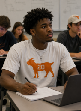 White Tee “The Goat #20”