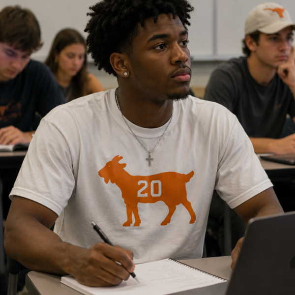 White Tee "The Goat #20"