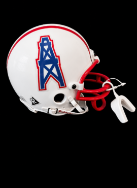 Houston Oilers Mini Helmet (Signed)