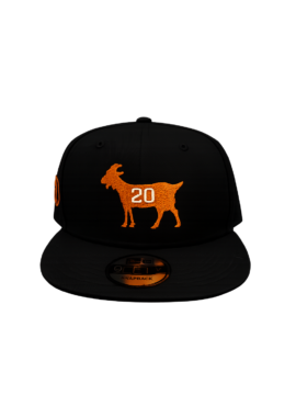 Black “The Goat” Snapback (Signed)