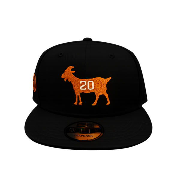 Black "The Goat" Snapback (Plain)