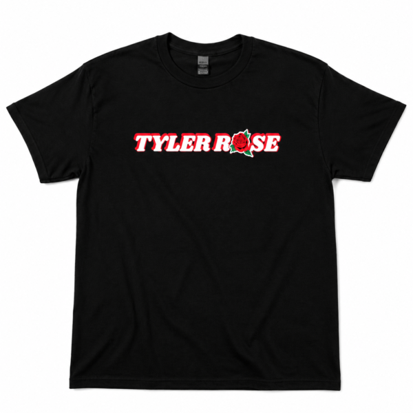 Black Tee "Tyler Rose" (Plain) Please Read Product Description