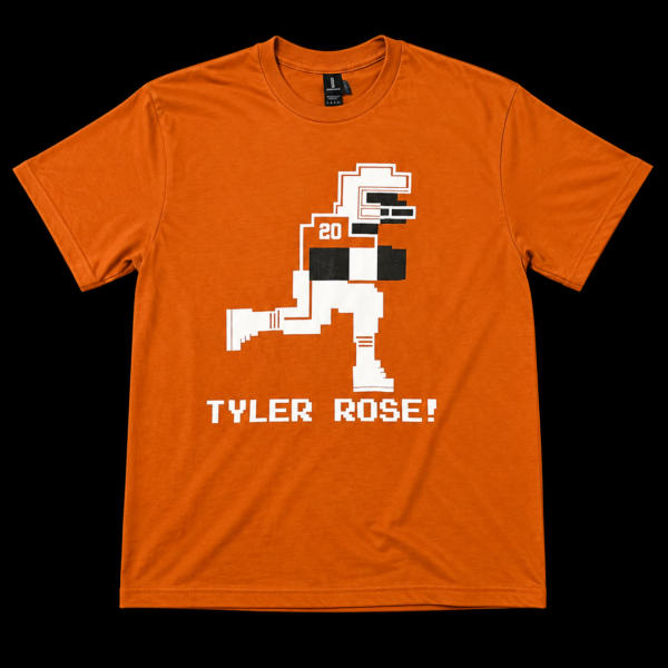 Orange Tee "Tyler Rose" Digital (Plain) Please Read Product Description