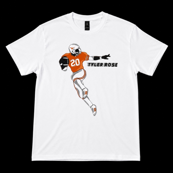 White Tee Heisman (Plain)  Please Read Product Description