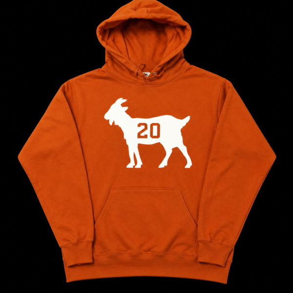 Orange Longhorn Hoodie (Signed) Please Read Product Description