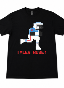 Black Tee “Tyle Rose” Digital (Plain) Please Read Product Description