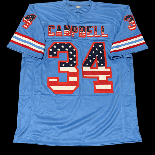 Blue Flag Houston Oilers Jersey (Plain) Please Read Product Description