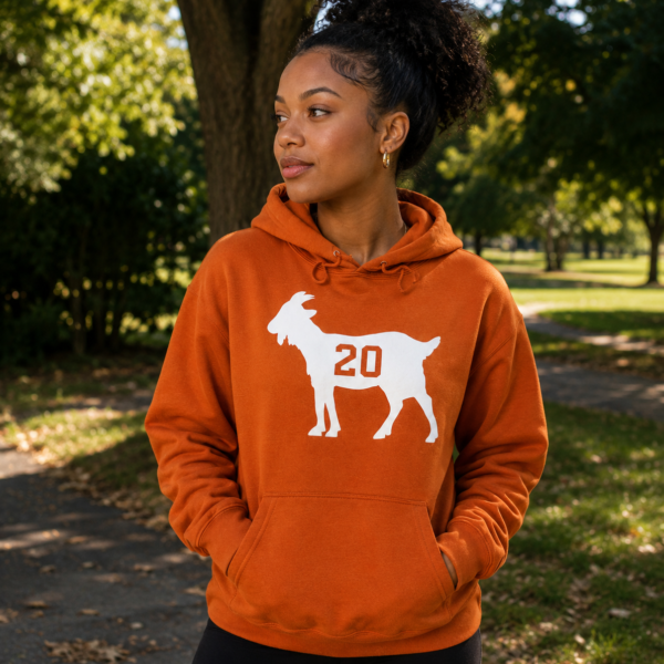 Orange Longhorn Hoodie