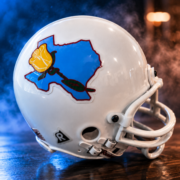 Blue Tyler Rose Mini Helmet