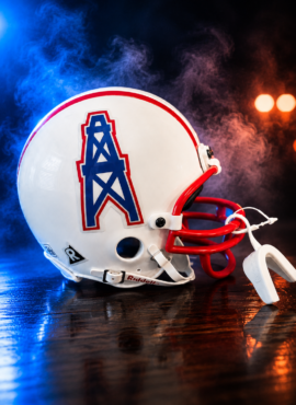 Houston Oilers Mini Helmet