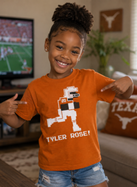 Orange Tee “Tyler Rose” Digital