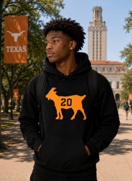 Black Longhorn Hoodie