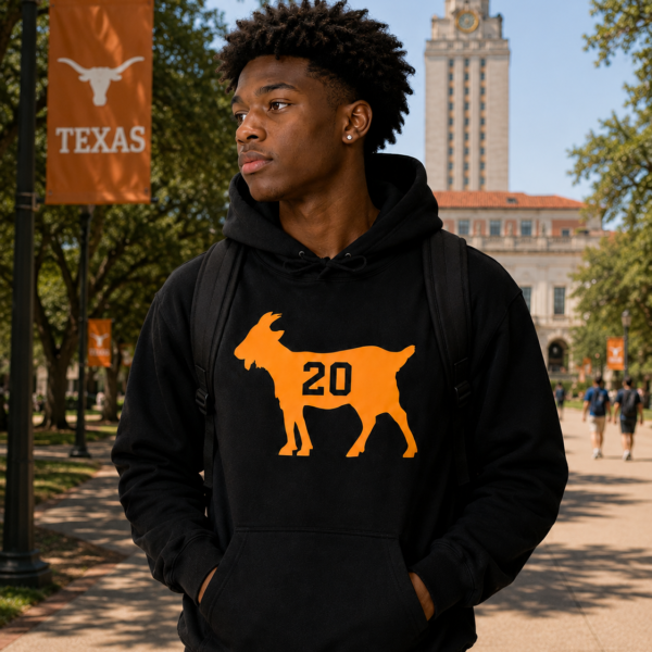 Black Longhorn Hoodie